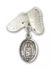 Baby Badge with Our Lady of Victory Charm and Baby Boots Pin