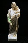 Saint Joseph with Child Statue Hand Painted Marble Composite - 24 inch