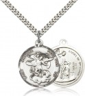 Double Sided St. Michael &amp; Guardian Angel Medal