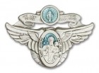 Our Lady of the Highway & St Joseph Visor Clip