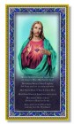 Sacred Heart of Jesus Italian Prayer Plaque