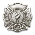 St. Florian Patron Saint of Firefighters Visor Clip