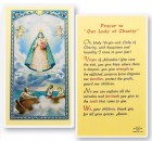 Prayer To Our Lady of Charity Laminated Prayer Card