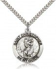 Men's Be My Guide St. Christopher Necklace