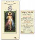 Scapular Medal in Pewter with Prayer Card