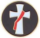 Golf Ball Marker With Deacon's Cross Design