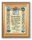 Pope Francis Blessing (Spanish) 4x5.5 Print Under Glass