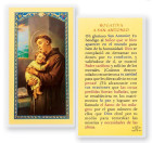 Rogativa A San Antonio Laminated Spanish Prayer Card