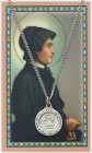 Round St. Elizabeth Ann Seton Medal with Prayer Card