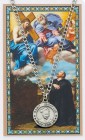 Round St. Ignatius of Loyola Medal with Prayer Card