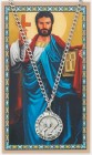 Round St. Timothy Medal with Prayer Card