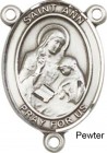 St. Ann Rosary Centerpiece Sterling Silver or Pewter