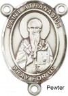 St. Athanasius Rosary Centerpiece Sterling Silver or Pewter