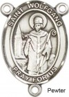 St. Benedict Rosary Centerpiece Sterling Silver or Pewter