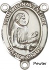 St. Bonaventure Rosary Centerpiece Sterling Silver or Pewter