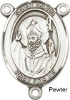 St. David of Wales Rosary Centerpiece Sterling Silver or Pewter