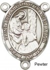 St. Elizabeth of the Visitation Rosary Centerpiece Sterling Silver or Pewter