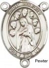 St. Felicity Rosary Centerpiece Sterling Silver or Pewter