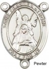 St. Frances of Rome Rosary Centerpiece Sterling Silver or Pewter