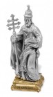St. Gregory Pewter Statue 4 Inch