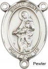 St. Jane of Valois Rosary Centerpiece Sterling Silver or Pewter