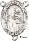 St. John of the Cross Rosary Centerpiece Sterling Silver or Pewter