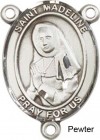 St. Madeline Sophie Barat Rosary Centerpiece Sterling Silver or Pewter