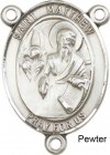 St. Matthew the Apostle Rosary Centerpiece Sterling Silver or Pewter