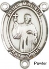 St. Maurus Rosary Centerpiece Sterling Silver or Pewter