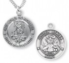 St. Michael Army Medal Sterling Silver