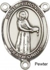 St. Petronille Rosary Centerpiece Sterling Silver or Pewter
