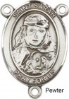 St. Sarah Rosary Centerpiece Sterling Silver or Pewter