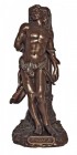 St. Sebastian Statue, Bronzed Resin - 8 inches