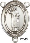 St. Stephen the Martyr Rosary Centerpiece Sterling Silver or Pewter