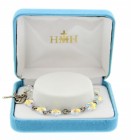 Swarovski Crystal Rosary Bracelet, Flower Beads