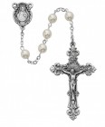 Women's Sacred Heart Pearlized Rosary