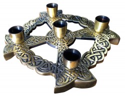 Advent Wreath Bronze Celtic Knot  [TCG0500]
