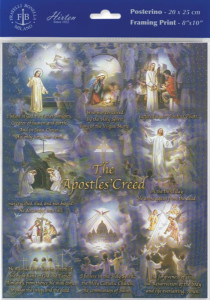 Apostles Creed Print - Sold in 3 per pack [HFA1180]