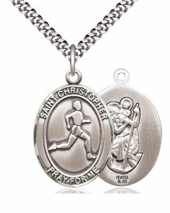 Men's St. Christopher Track and Field Medal [EN6280]