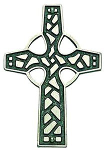 Celtic Wall Cross in Pewter - 3.25 inches High [TCG0090]