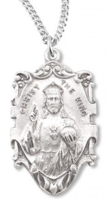 Christ the King Sterling Silver Pendant [HM0723]