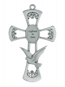 Confirmed in Christ Pewter Wall Cross 6 Inches [MV1014]