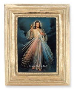 Divine Mercy 2.5x3.5 Print Under Glass [HFA5270]