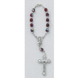 Garnet Auto Rosary - January Birthstone [MVAR1000]