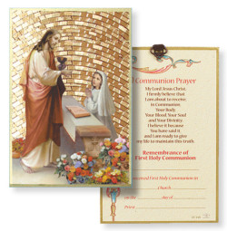 Girl First Communion 4x6 Mosaic Plaque [HFA5106]