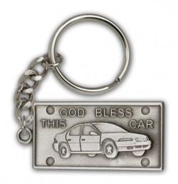 God Bless This Car Keychain [AUBKC038]