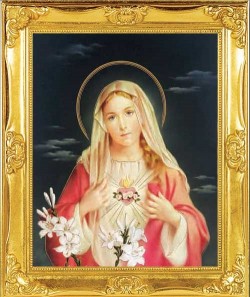 Immaculate Heart of Mary Framed Print [HFP3001]