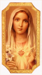 Immaculate Heart of Mary Plaque 9 Inches [FA0146]