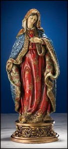 Immaculate Heart of Mary Statue - 9.25“H [MIL1027]