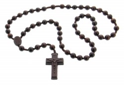 Jujube Wood 5 Decade Rosary 3 Sizes Available [RB3528]